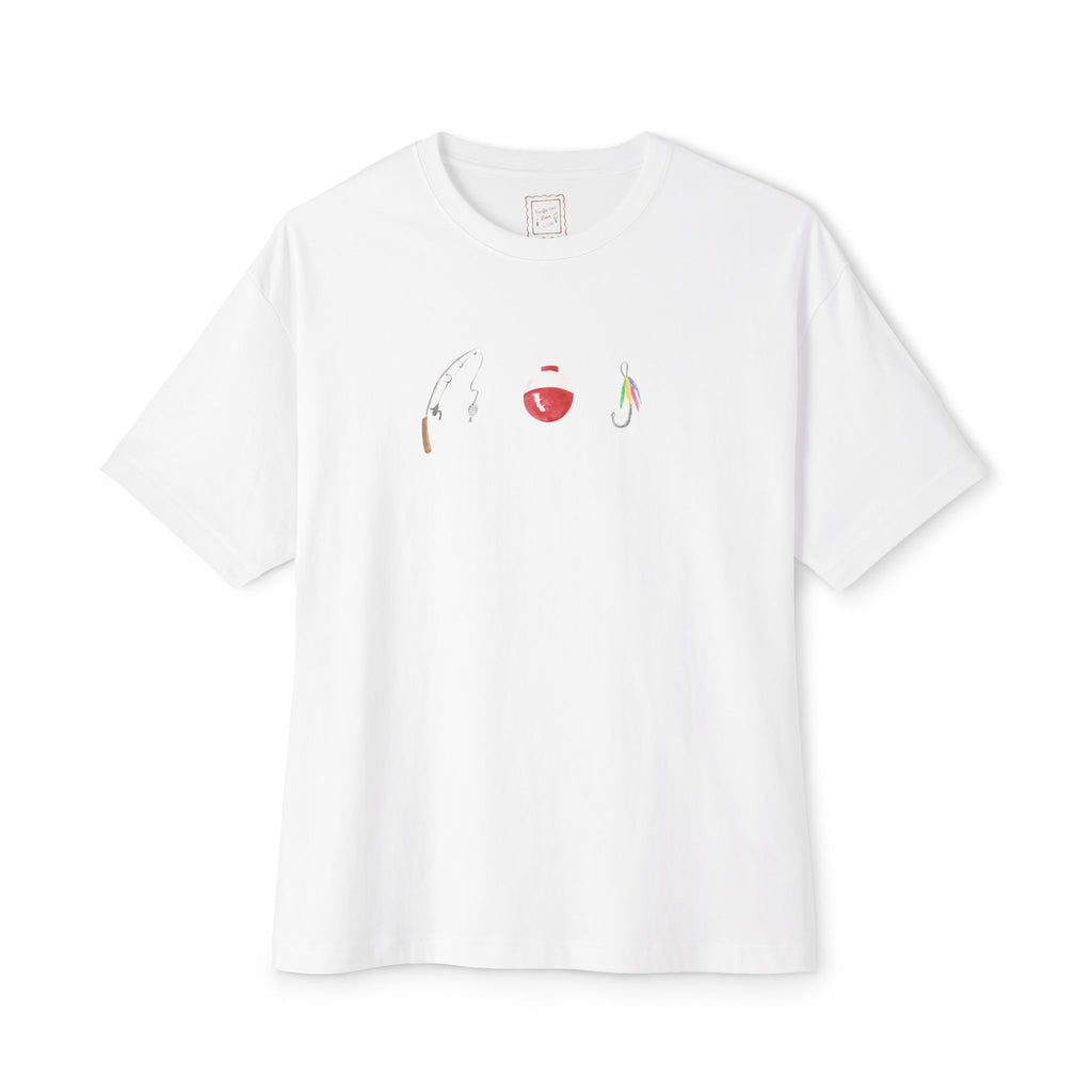 Patience & Fishing Oversized Tee