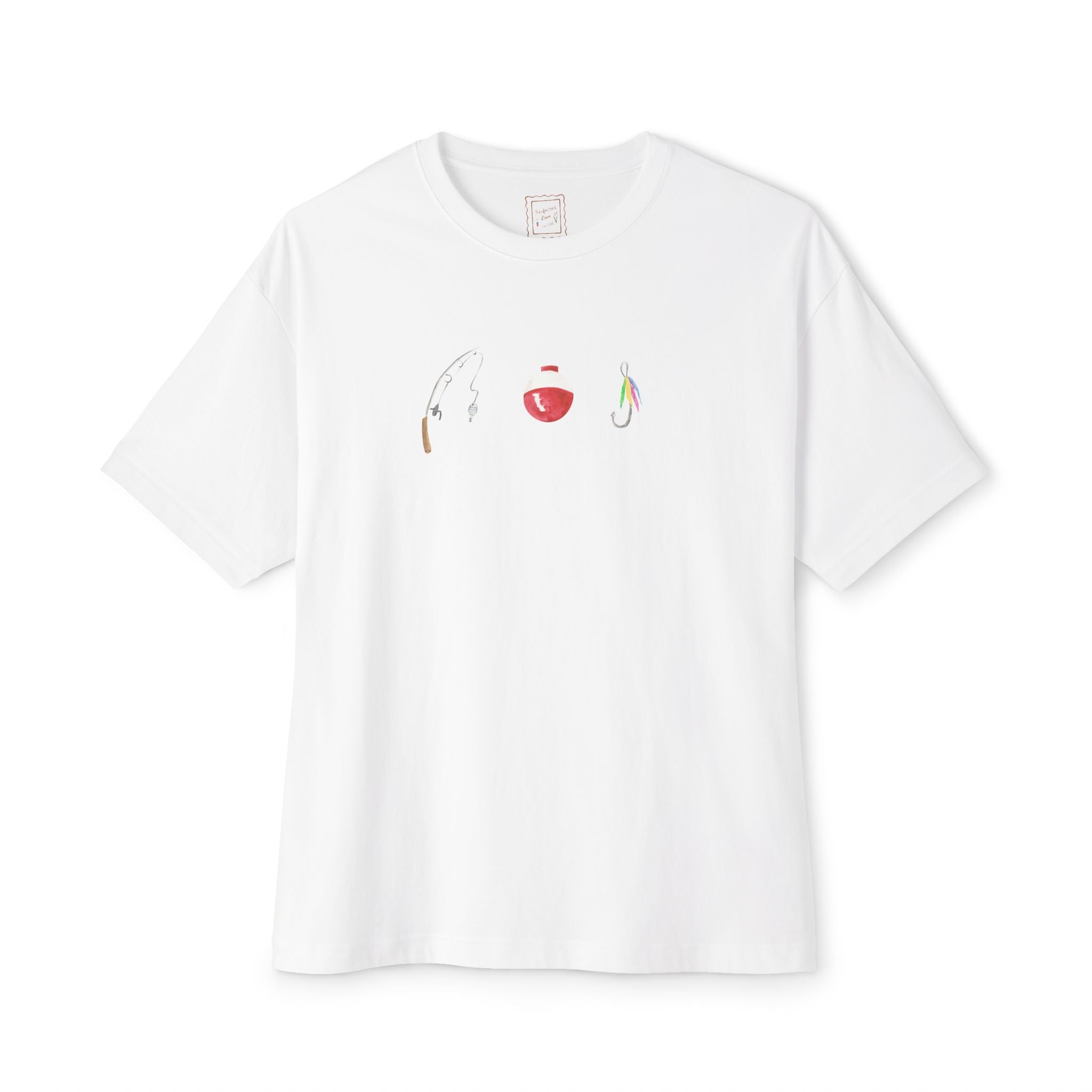 Patience & Fishing Oversized Tee