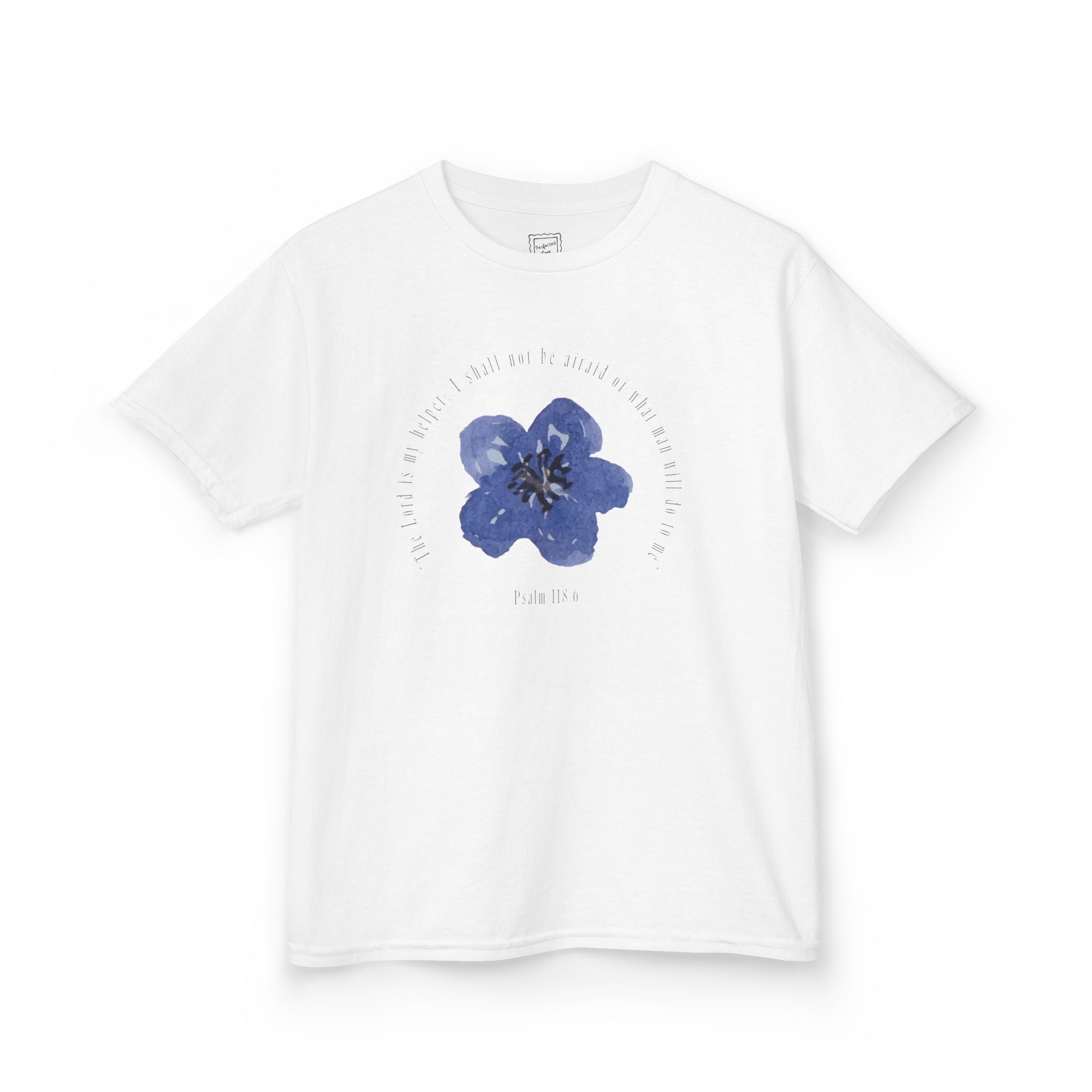 Psalm 118:6 Flower Baby Tee
