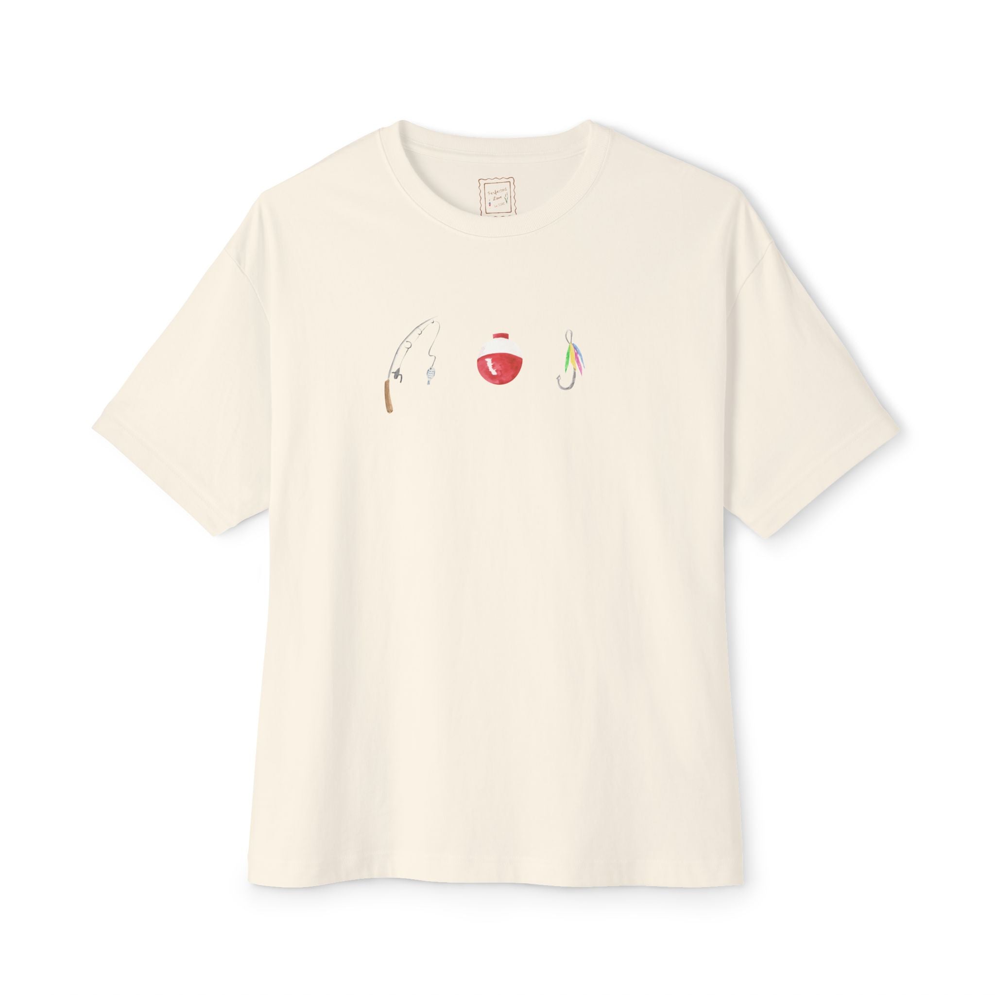 Patience & Fishing Oversized Tee