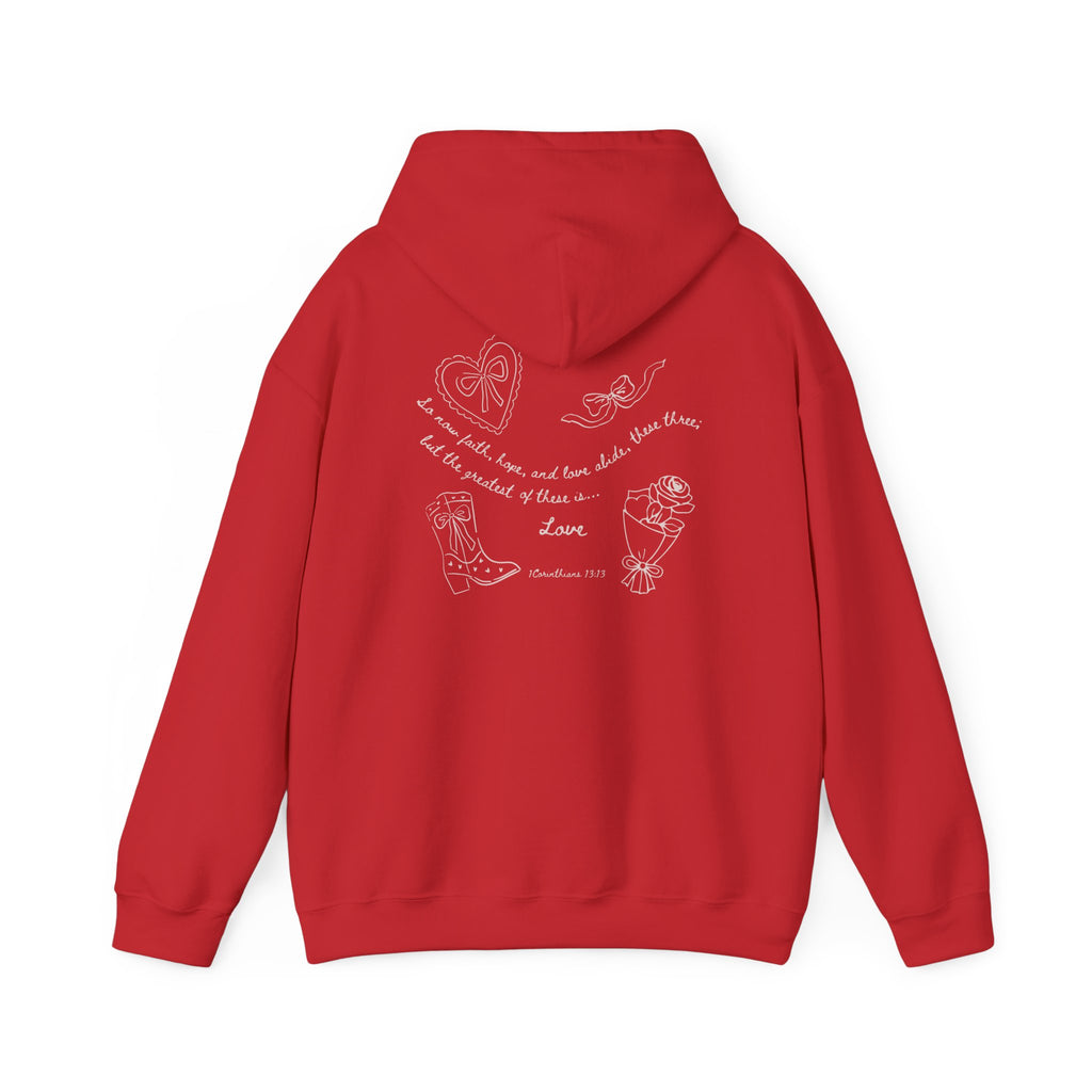 1 Corinthians 13:13 Valentines Hoodie