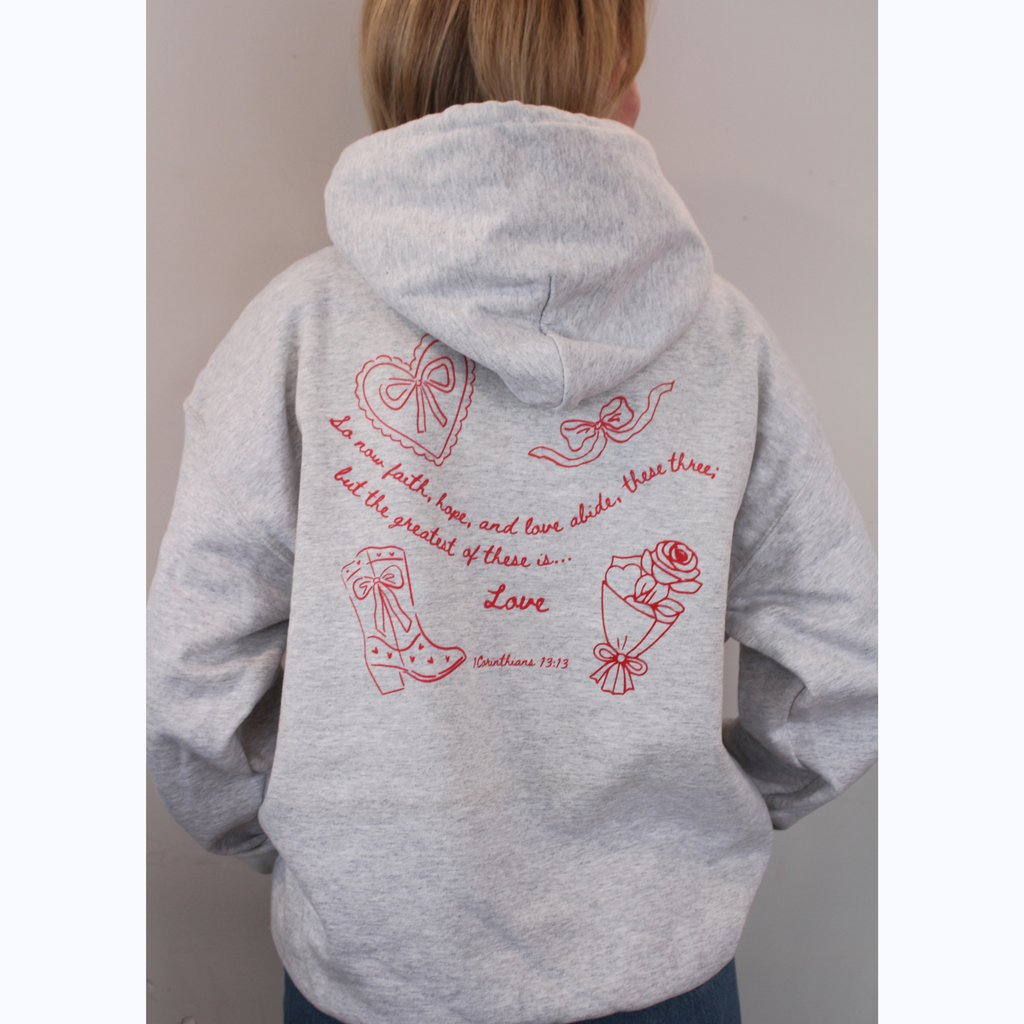 1 Corinthians 13:13 Valentines Hoodie