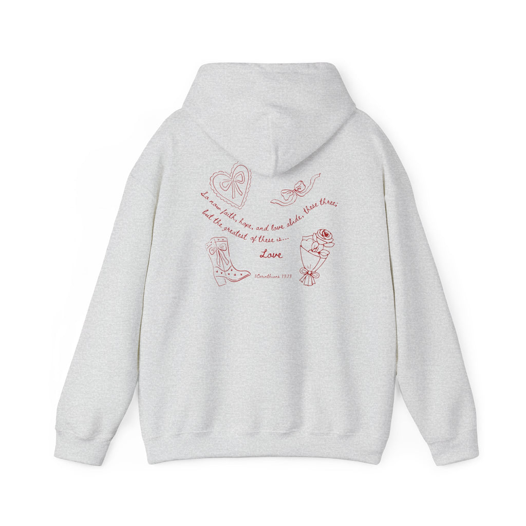 1 Corinthians 13:13 Valentines Hoodie