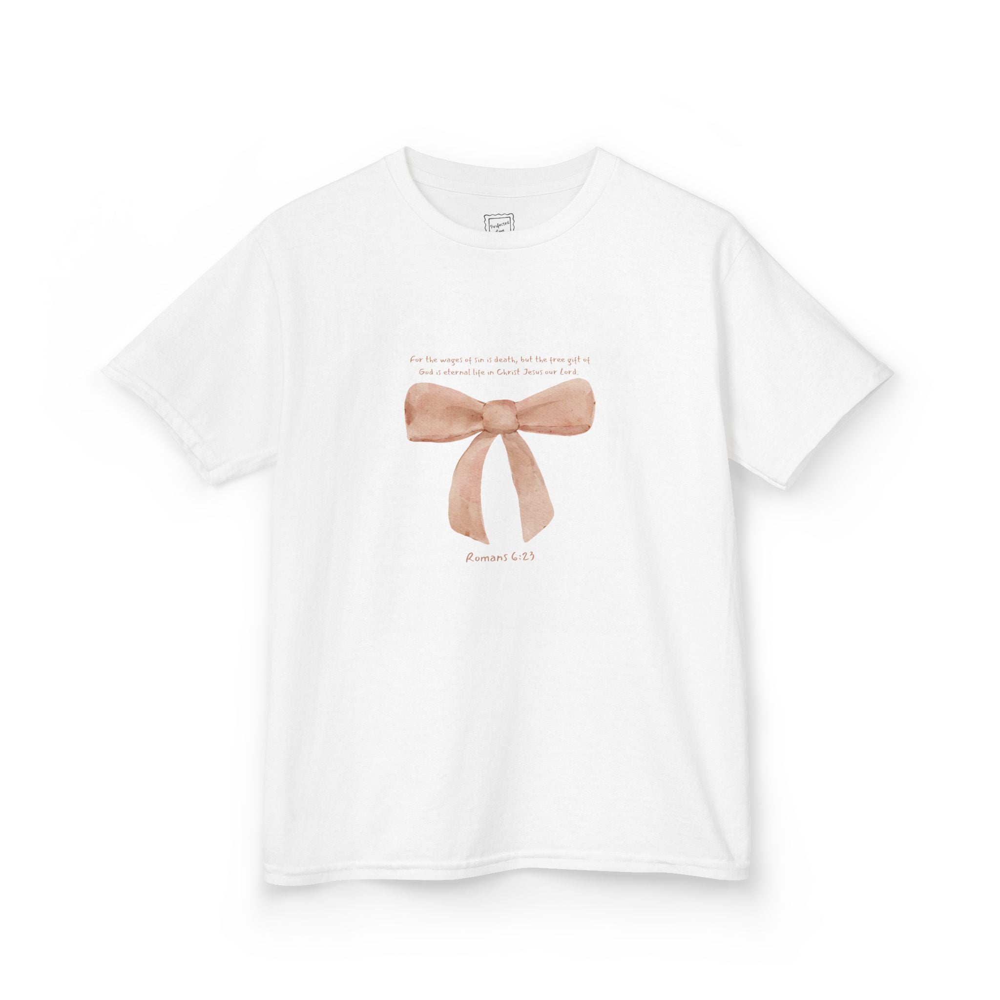 Romans 6:23 Bow Baby Tee