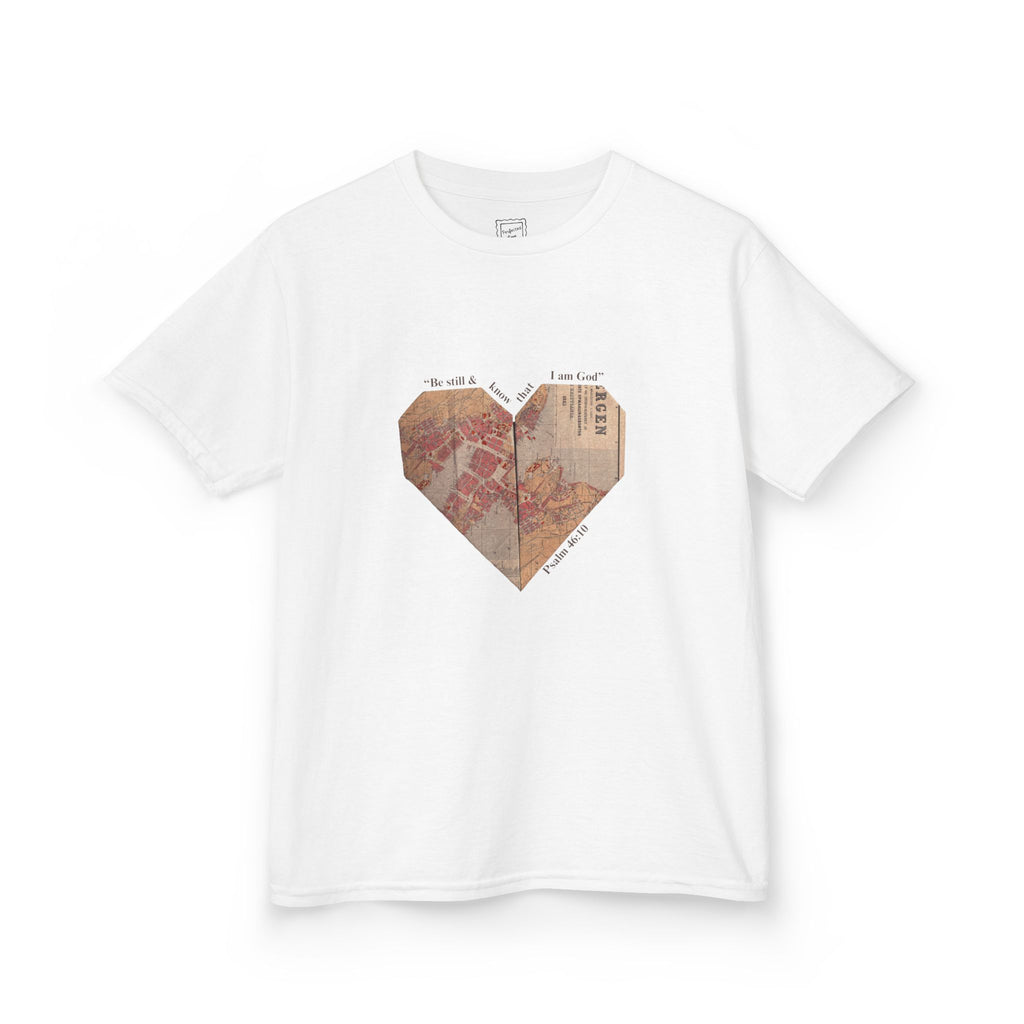 Psalm 46:10 Vintage Heart Baby Tee