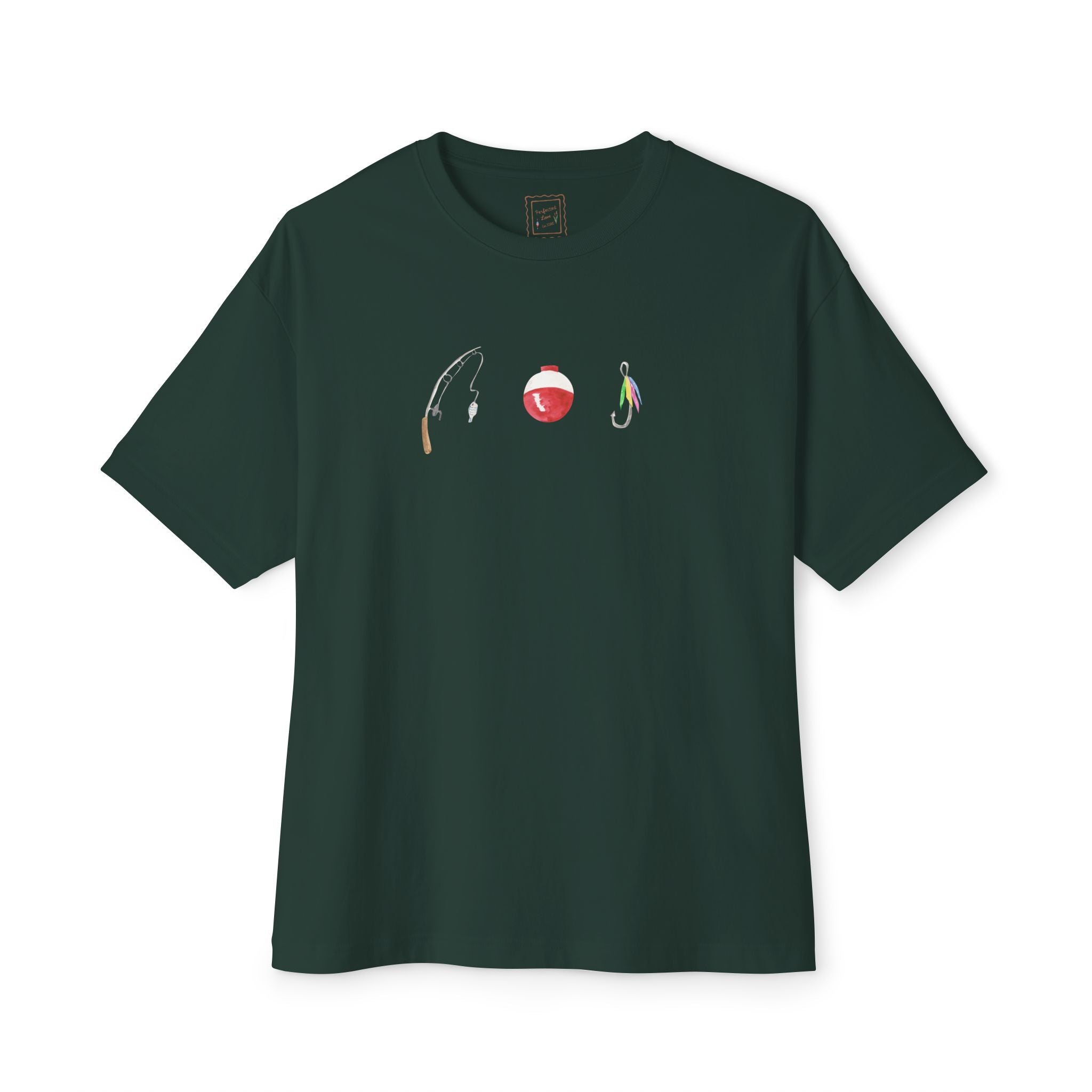 Patience & Fishing Oversized Tee