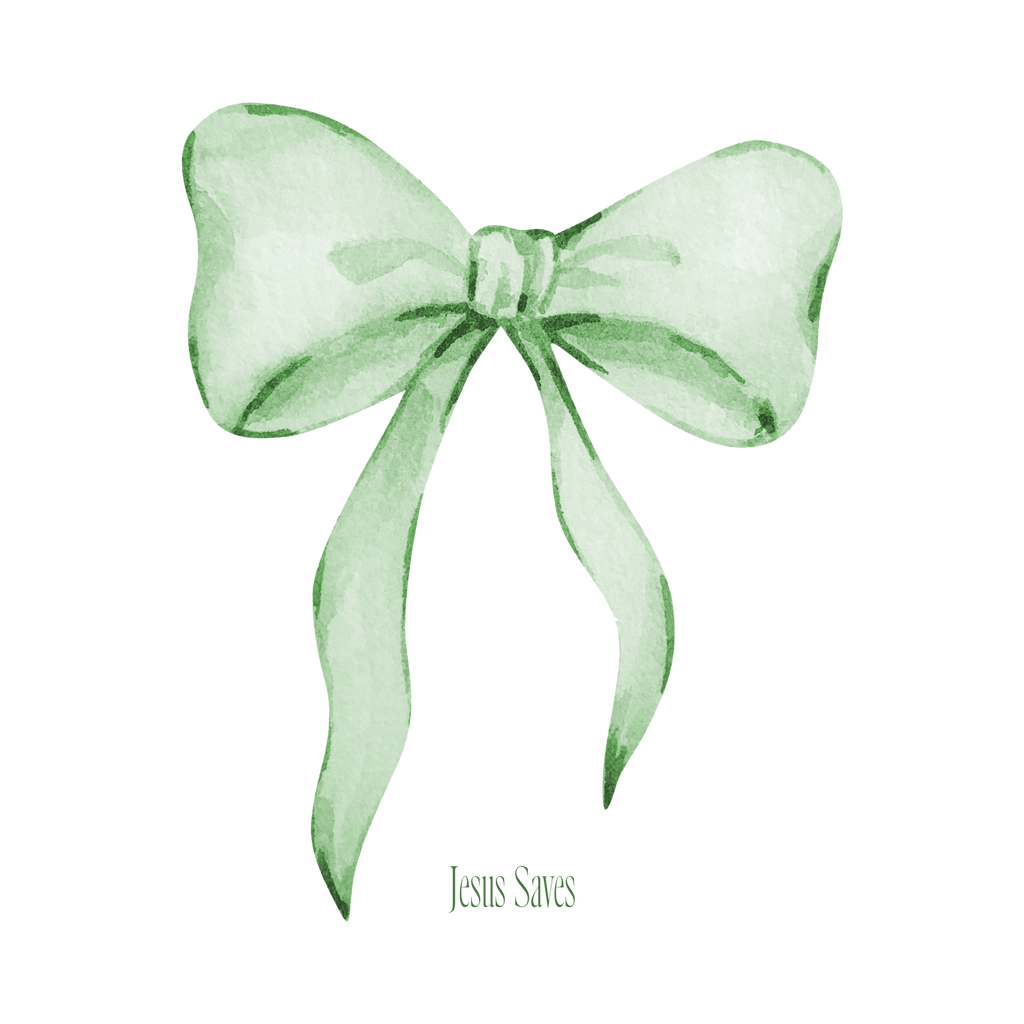 Jesus Saves Bow Baby Tee