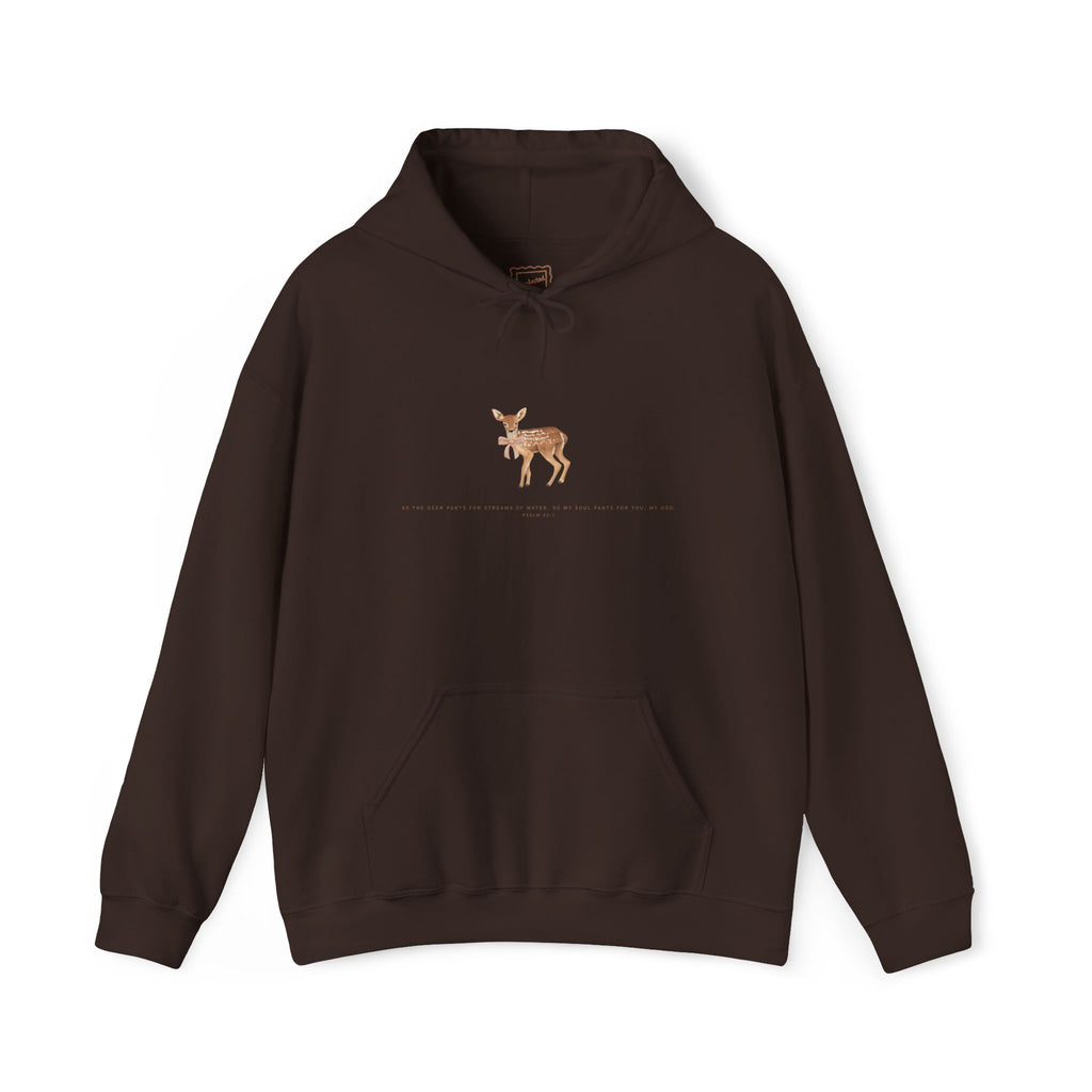 Psalm 42:1 Fawn Hoodie