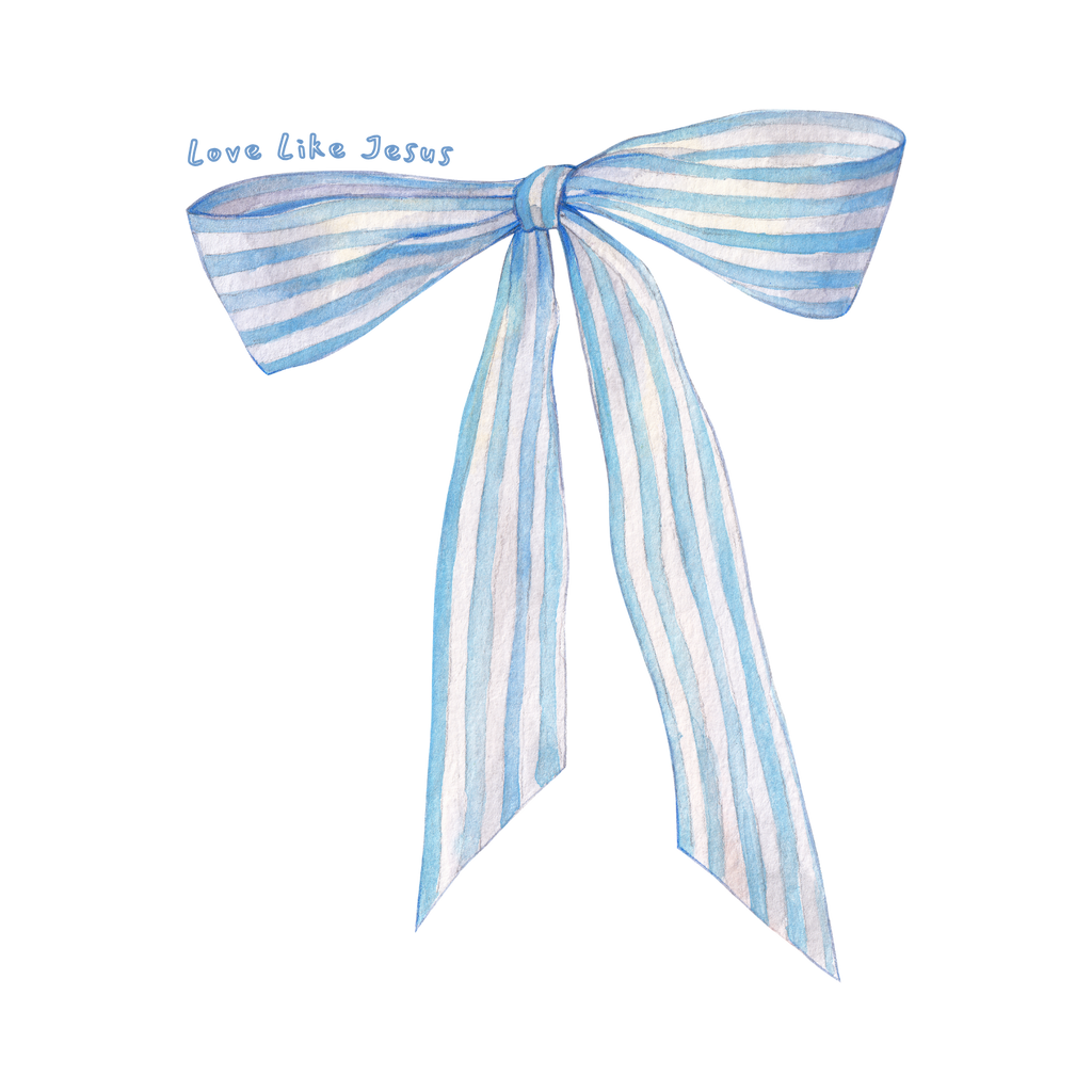 'Love Like Jesus' Bow Baby Tee