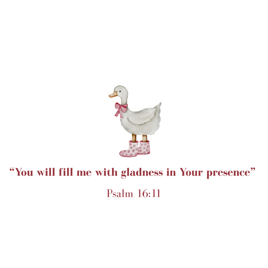 Psalm 16:11 Duck in Boots Baby Tee