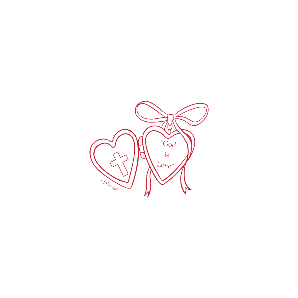 "God is Love" Locket Baby Tee