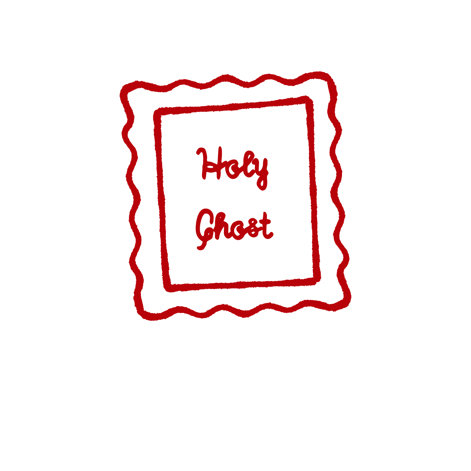 Holy Ghost Stamp Baby Tee