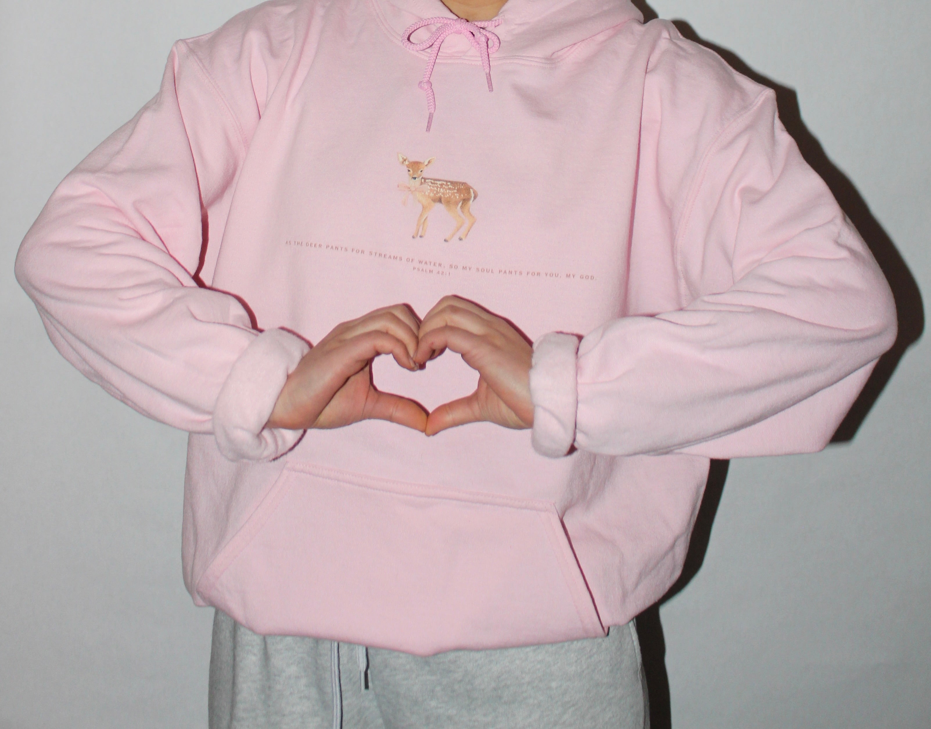 Psalm 42:1 Fawn Hoodie