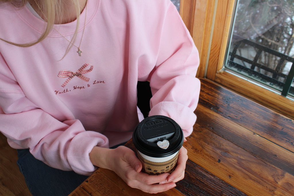 1 Corinthians 13:13 Valentines Crewneck