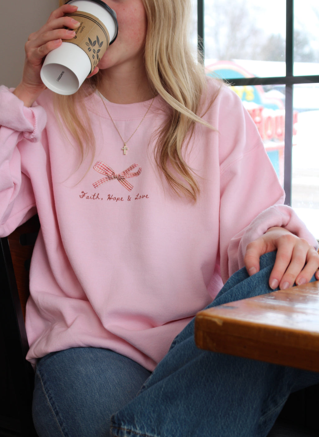 1 Corinthians 13:13 Valentines Crewneck