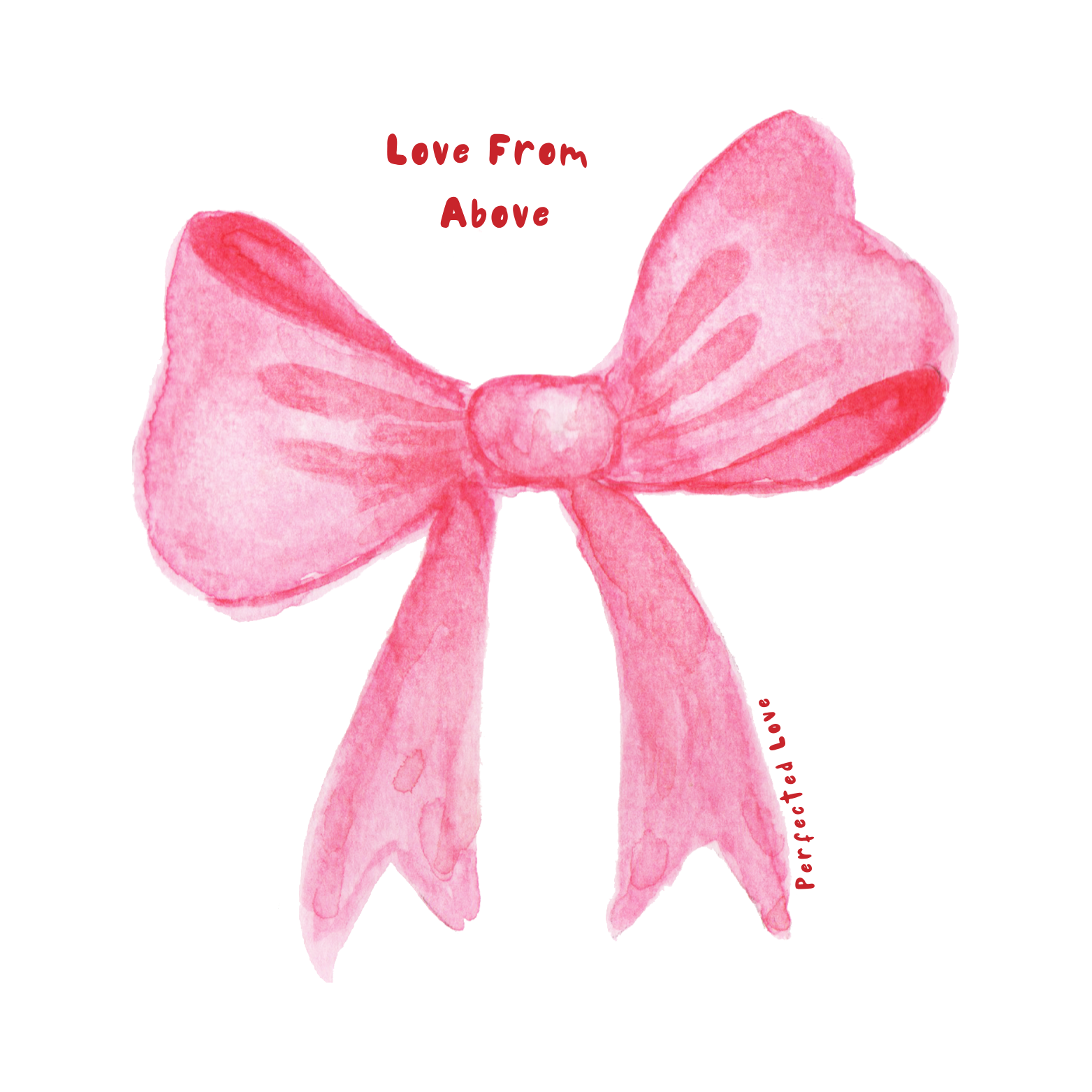 Love From Above Bow Baby Tee