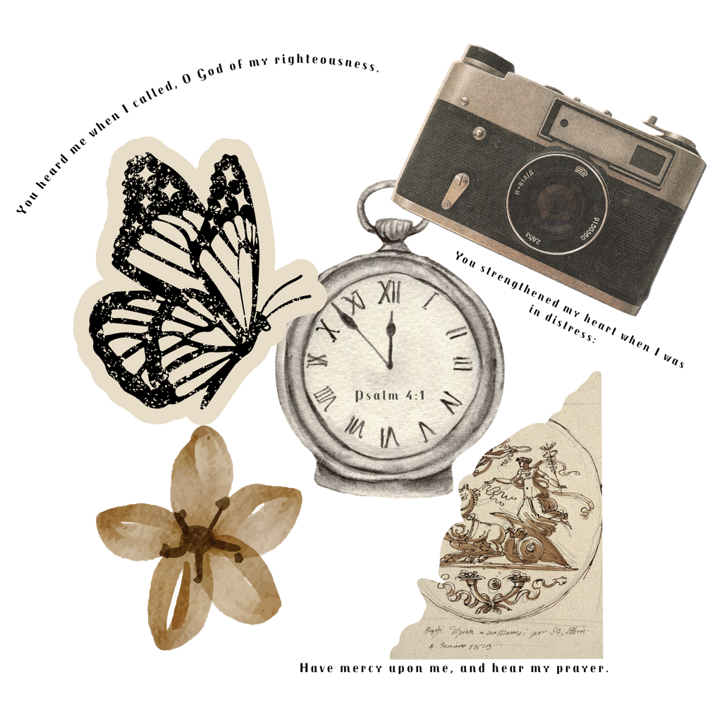 Psalm 4:1 Vintage Baby Tee