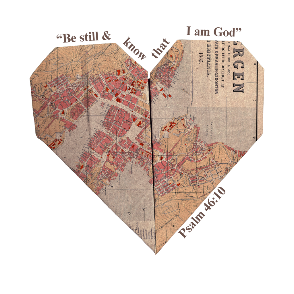 Psalm 46:10 Vintage Heart Baby Tee