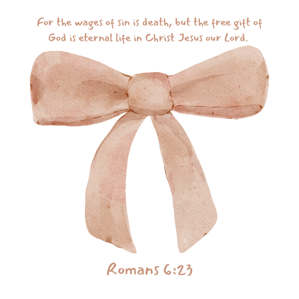 Romans 6:23 Bow Baby Tee