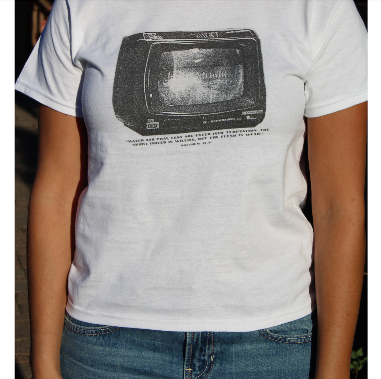 Matthew 26:41 TV Baby Tee
