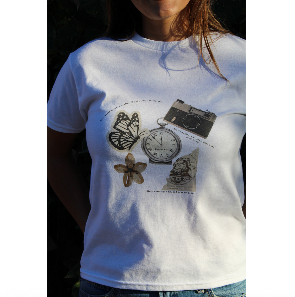 Psalm 4:1 Vintage Baby Tee