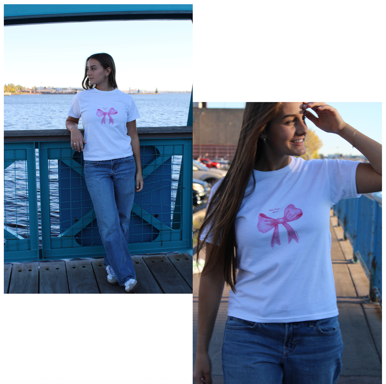 Love From Above Bow Baby Tee