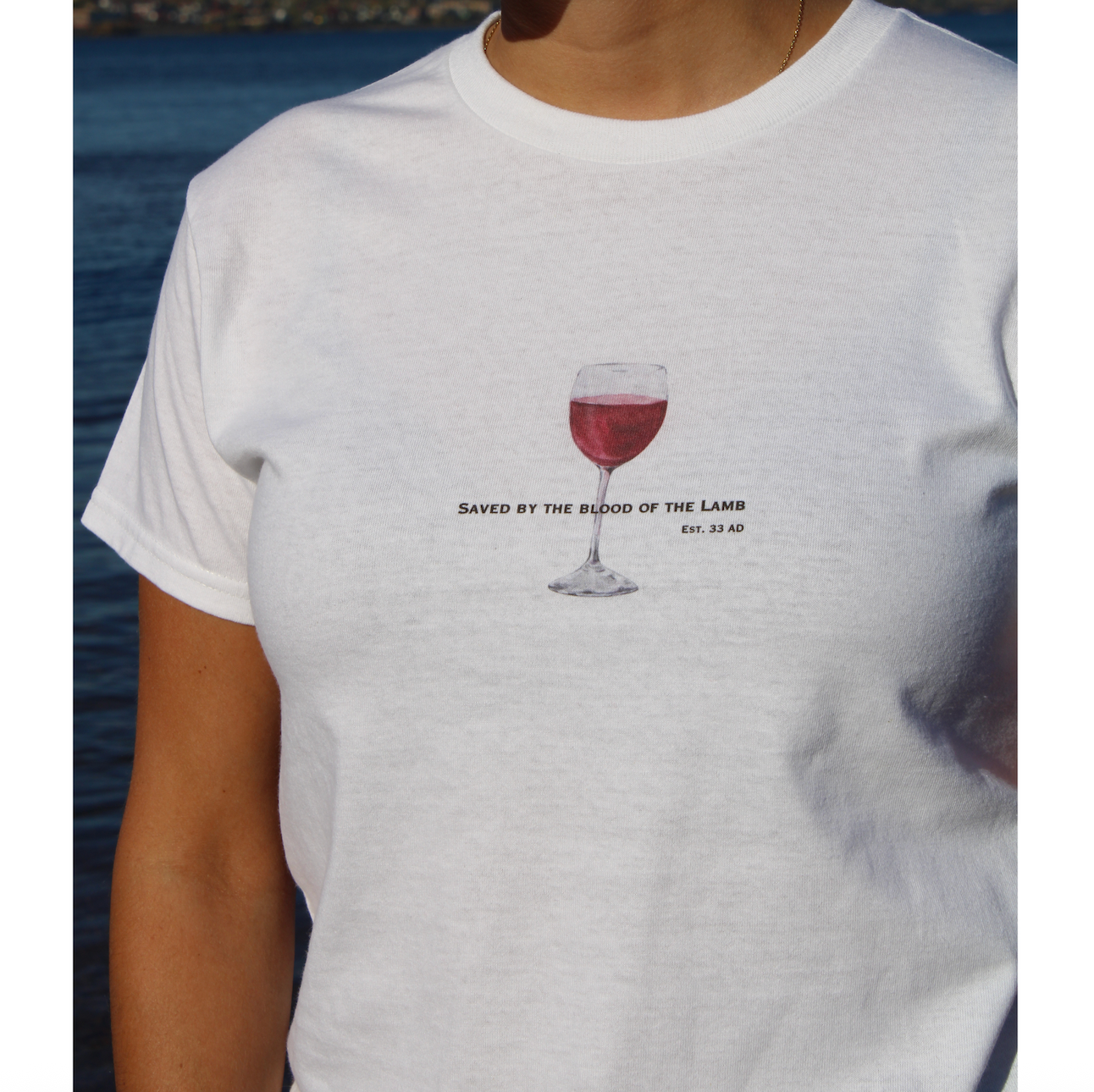 Saved By The Blood Of The Lamb Baby Tee