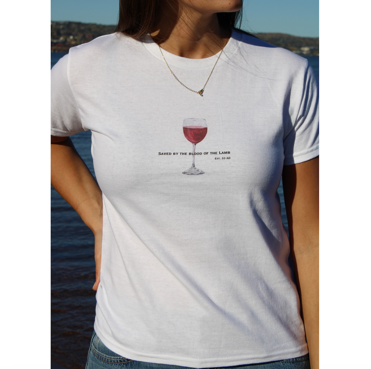 Saved By The Blood Of The Lamb Baby Tee