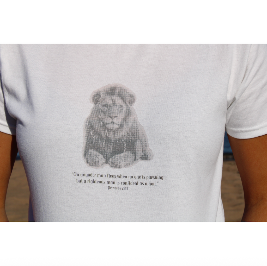 Provers 28:1 Lion Baby Tee