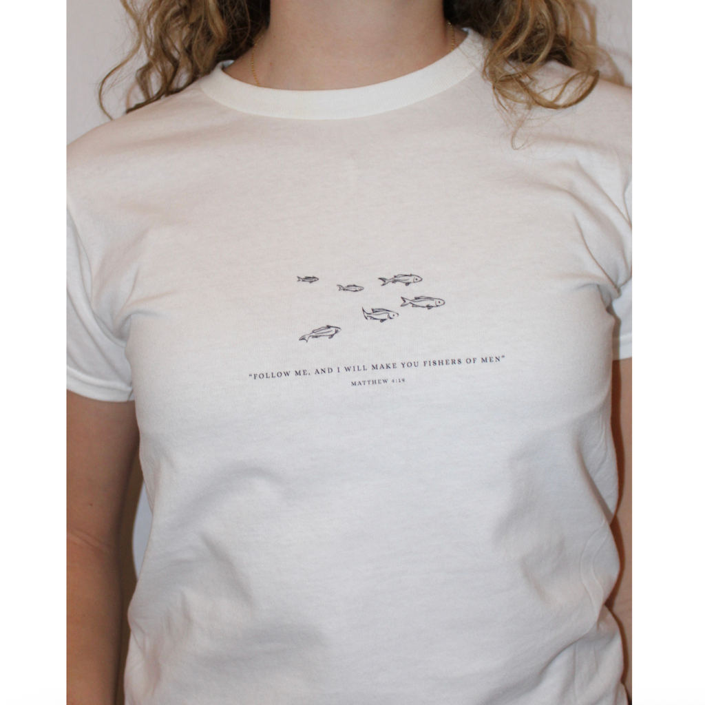 Matthew 4:19 Fishers of Men Baby Tee