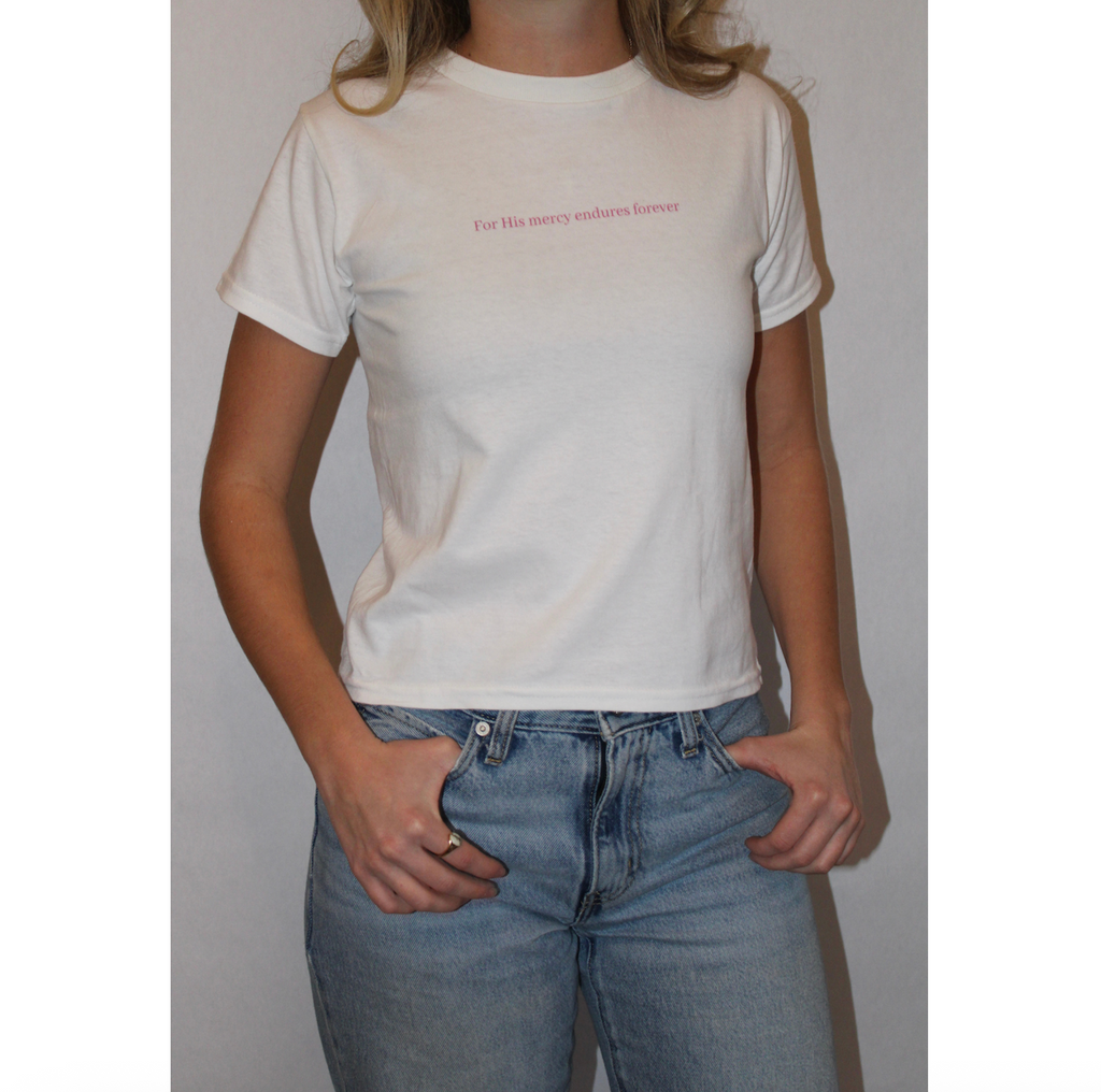 Mercy Endures Forever Baby Tee