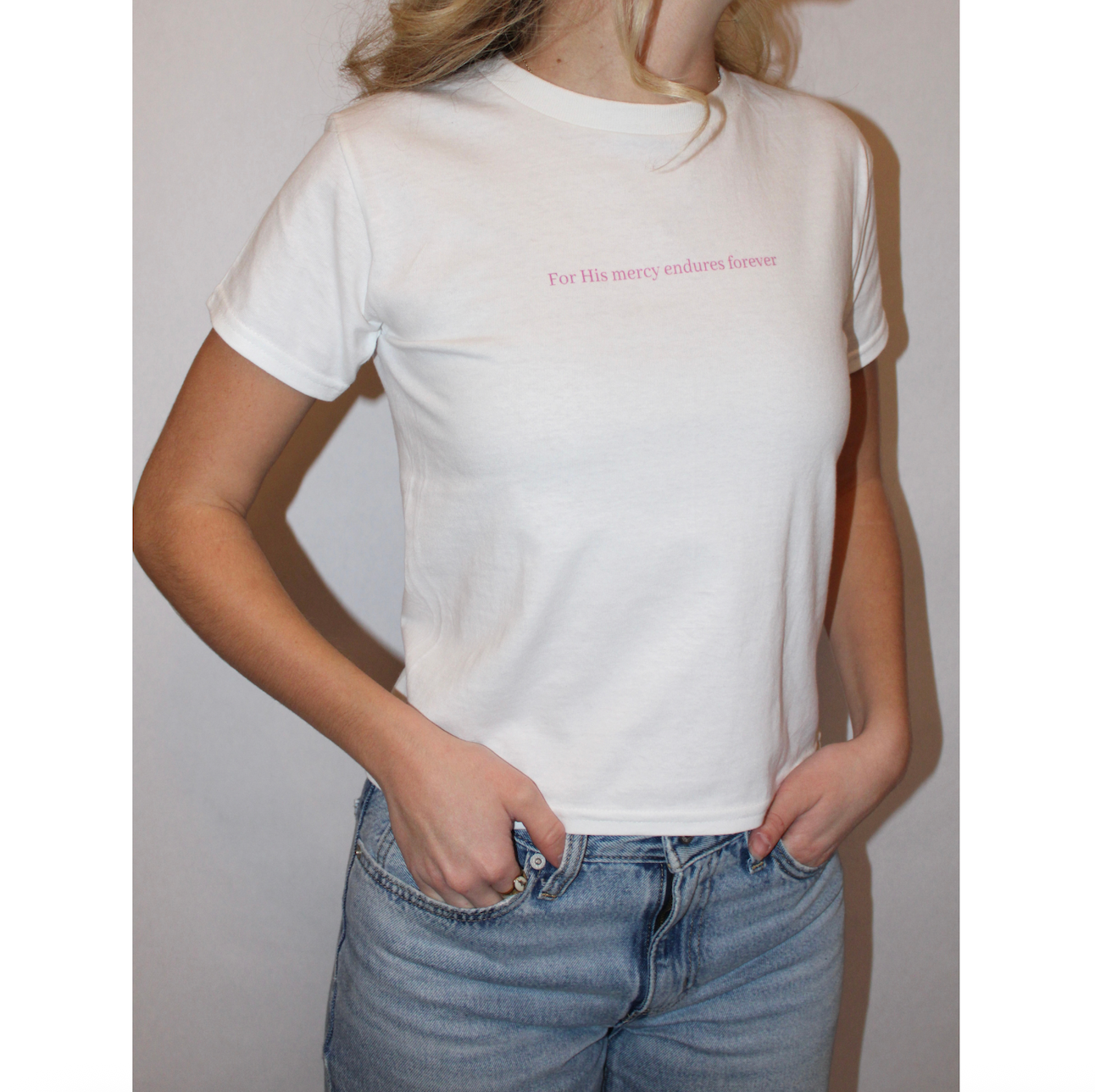 Mercy Endures Forever Baby Tee