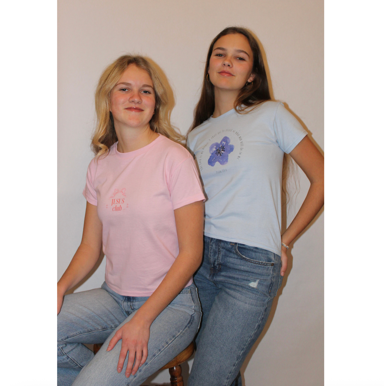 Psalm 118:6 Flower Baby Tee