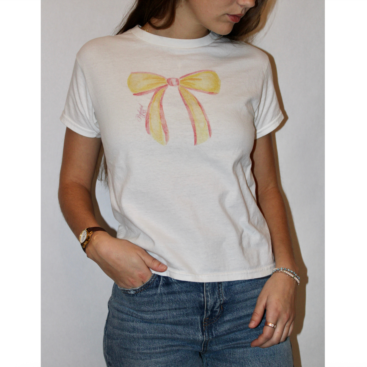 Perfected Love Bow Baby Tee