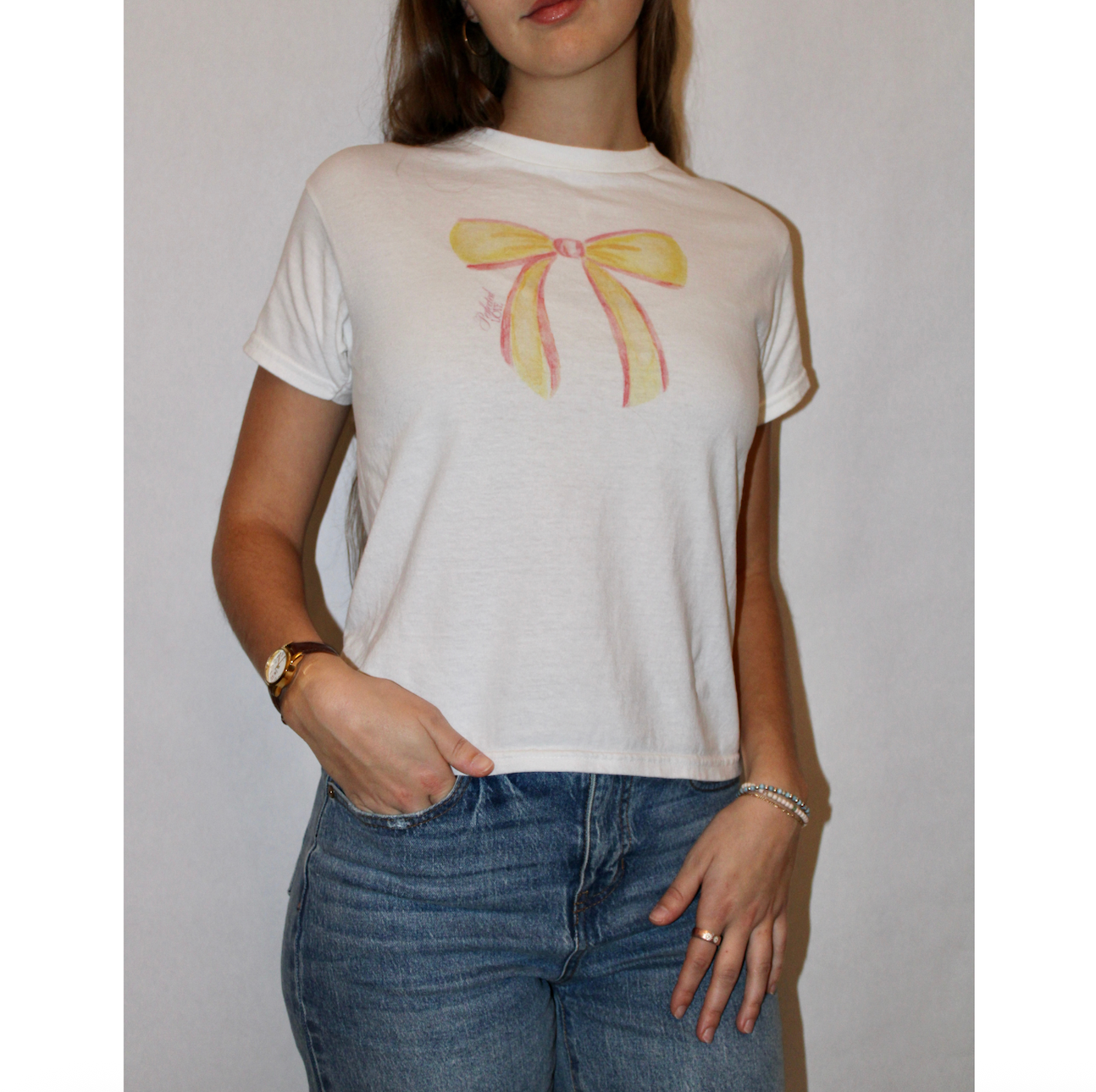 Perfected Love Bow Baby Tee